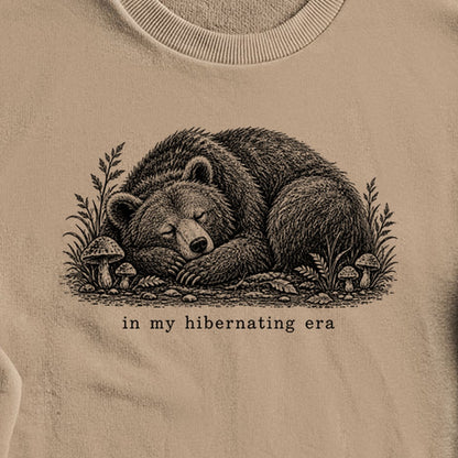 In My Hibernating Era Bear Crewneck Sweatshirt