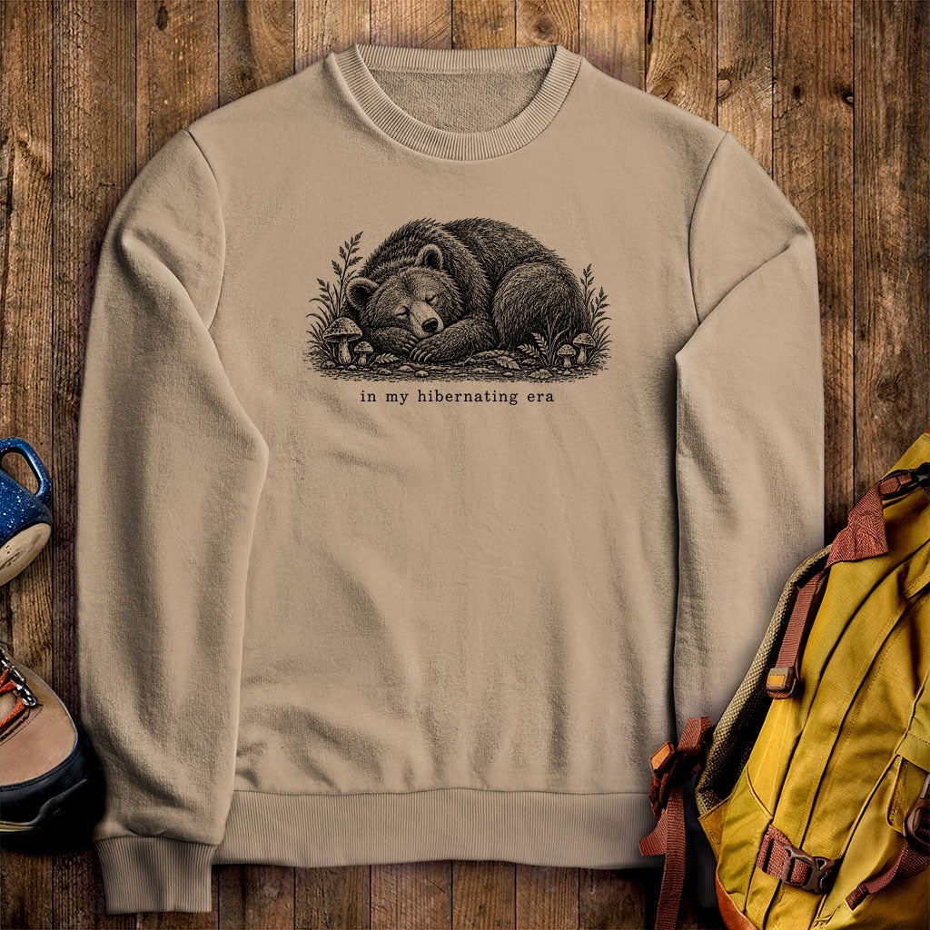 In My Hibernating Era Bear Crewneck Sweatshirt