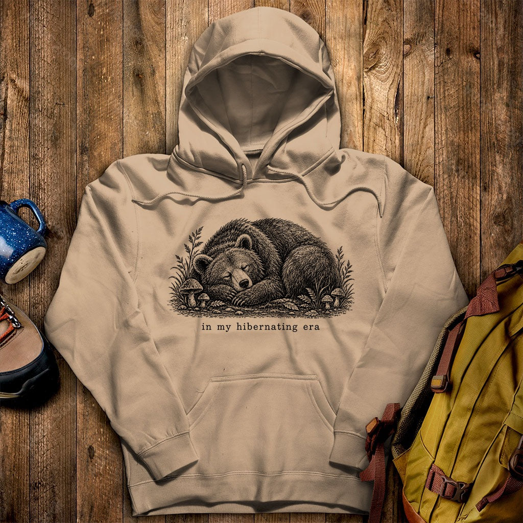 In My Hibernating Era Bear Hoodie
