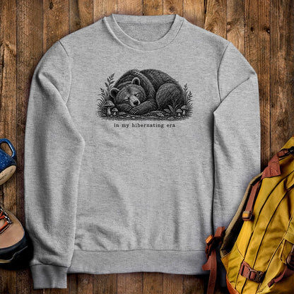 In My Hibernating Era Bear Crewneck Sweatshirt