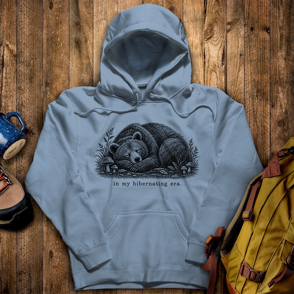 In My Hibernating Era Bear Hoodie