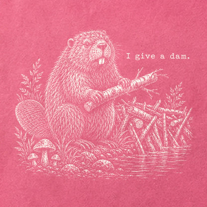 Beaver I Give a Dam Cotton T-Shirt