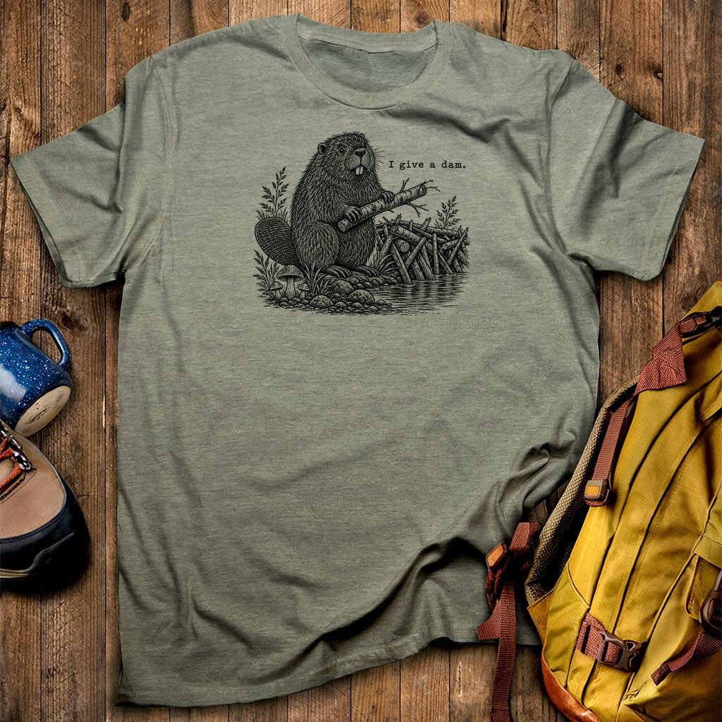 Beaver I Give a Dam T-Shirt