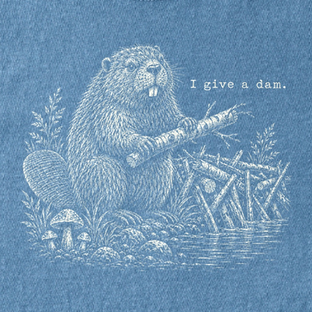 Beaver I Give a Dam Kids Cotton T-Shirt