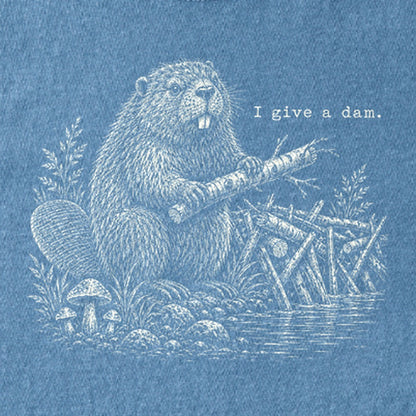 Beaver I Give a Dam Kids Cotton T-Shirt
