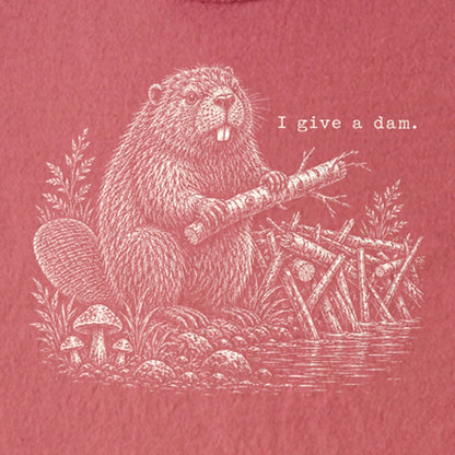 Beaver I Give a Dam Kids Cotton T-Shirt