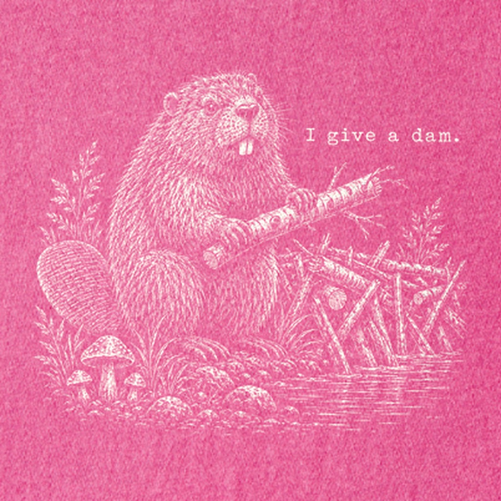 Beaver I Give a Dam Kids Cotton T-Shirt