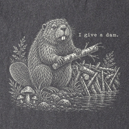 Beaver I Give a Dam Kids Cotton T-Shirt