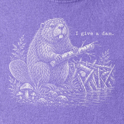 Beaver I Give a Dam Kids Cotton T-Shirt