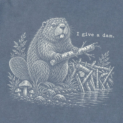 Beaver I Give a Dam Premium Long Sleeve