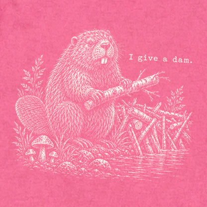 Beaver I Give a Dam Premium Long Sleeve