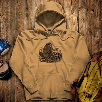 Beaver I Give a Dam Hoodie