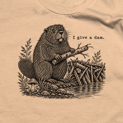 Beaver I Give a Dam T-Shirt