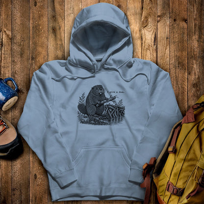 Beaver I Give a Dam Hoodie