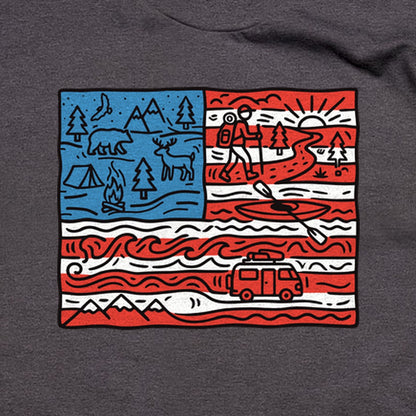 4th of July Outdoors T-Shirt