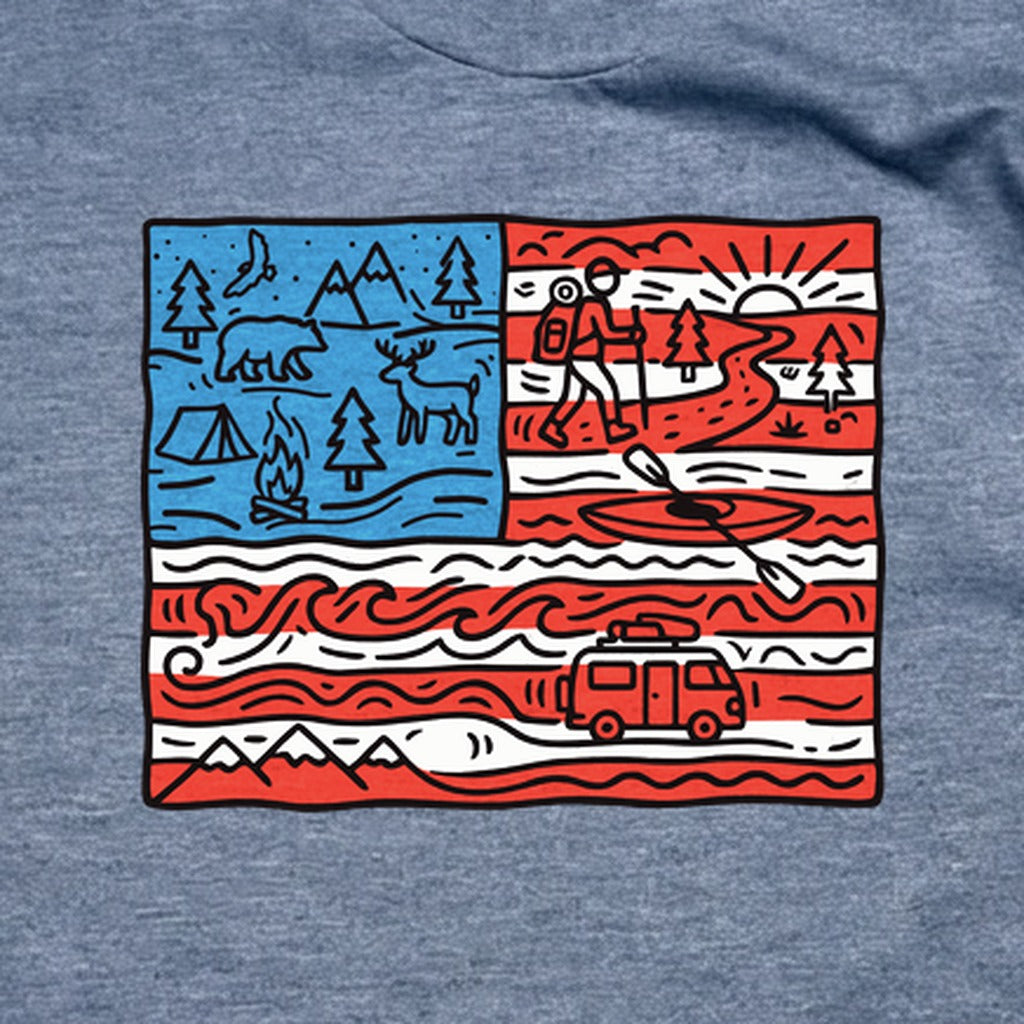 4th of July Outdoors T-Shirt
