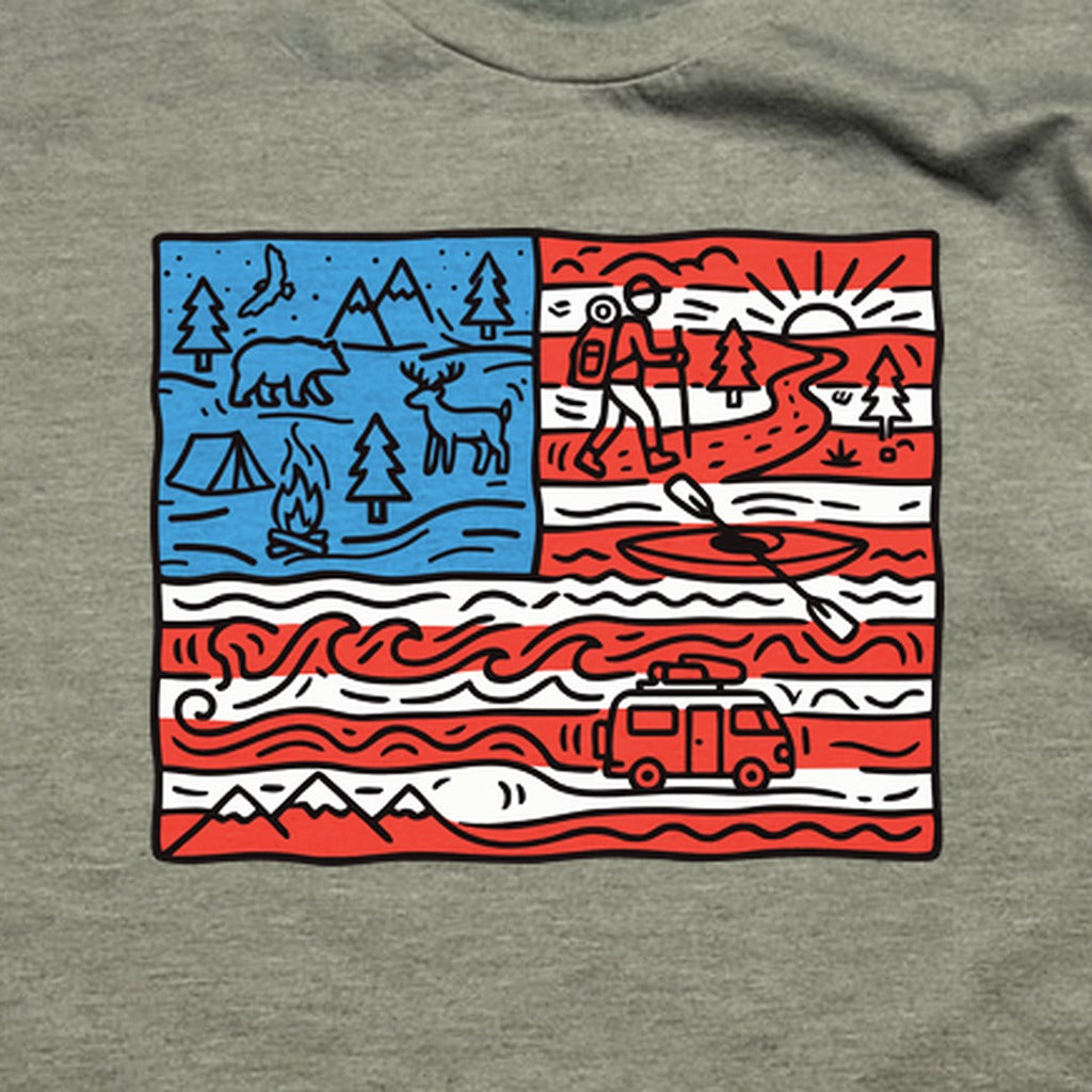 4th of July Outdoors T-Shirt
