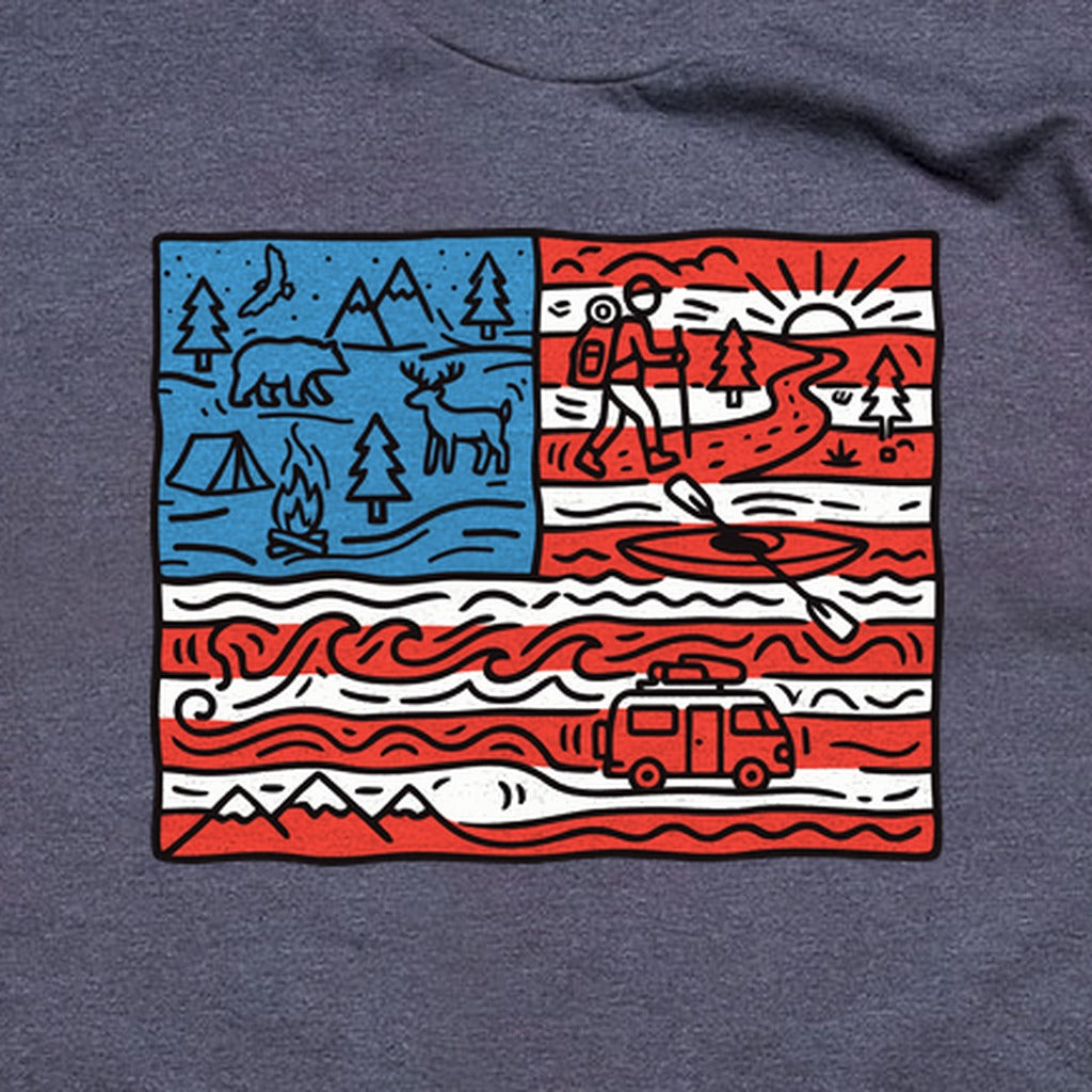 4th of July Outdoors T-Shirt