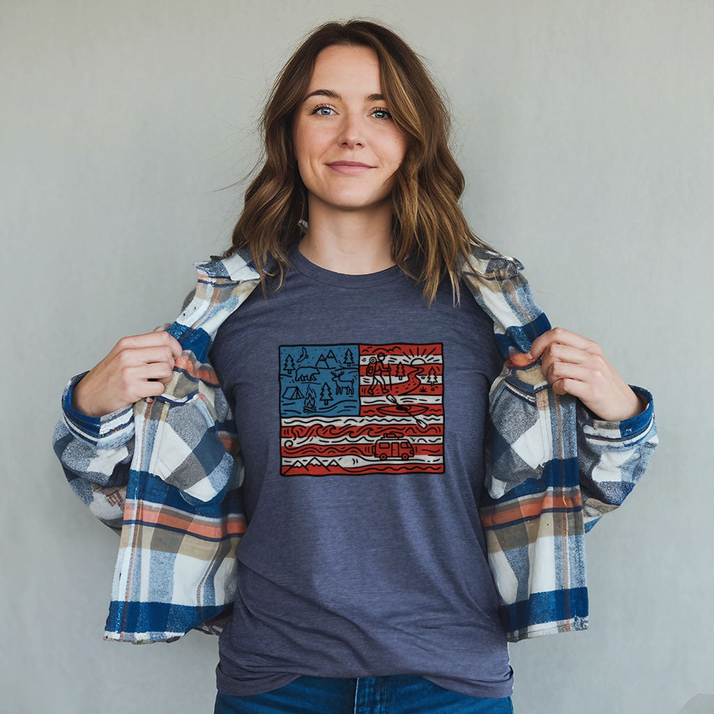 4th of July Outdoors T-Shirt