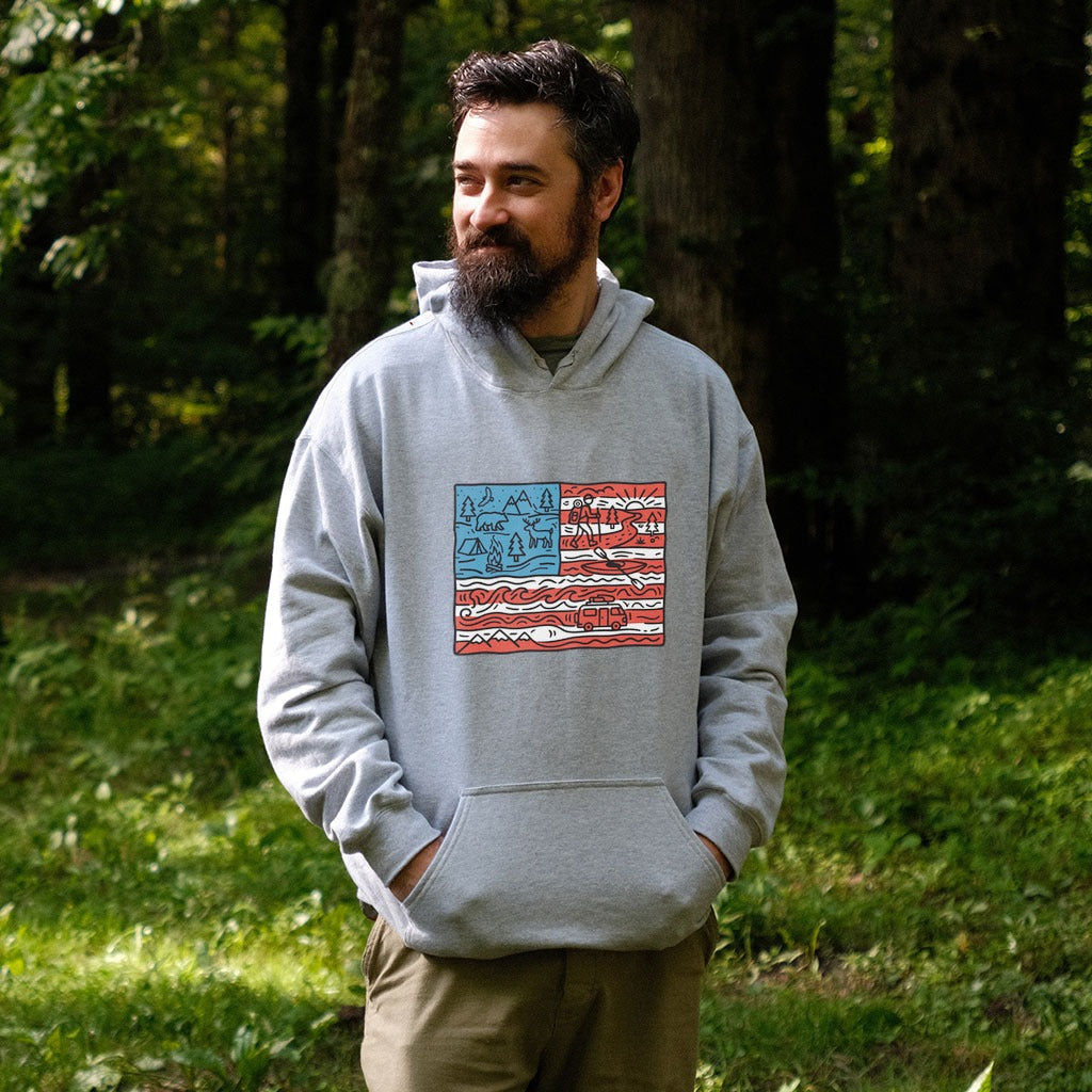 4th of July Outdoors Hoodie