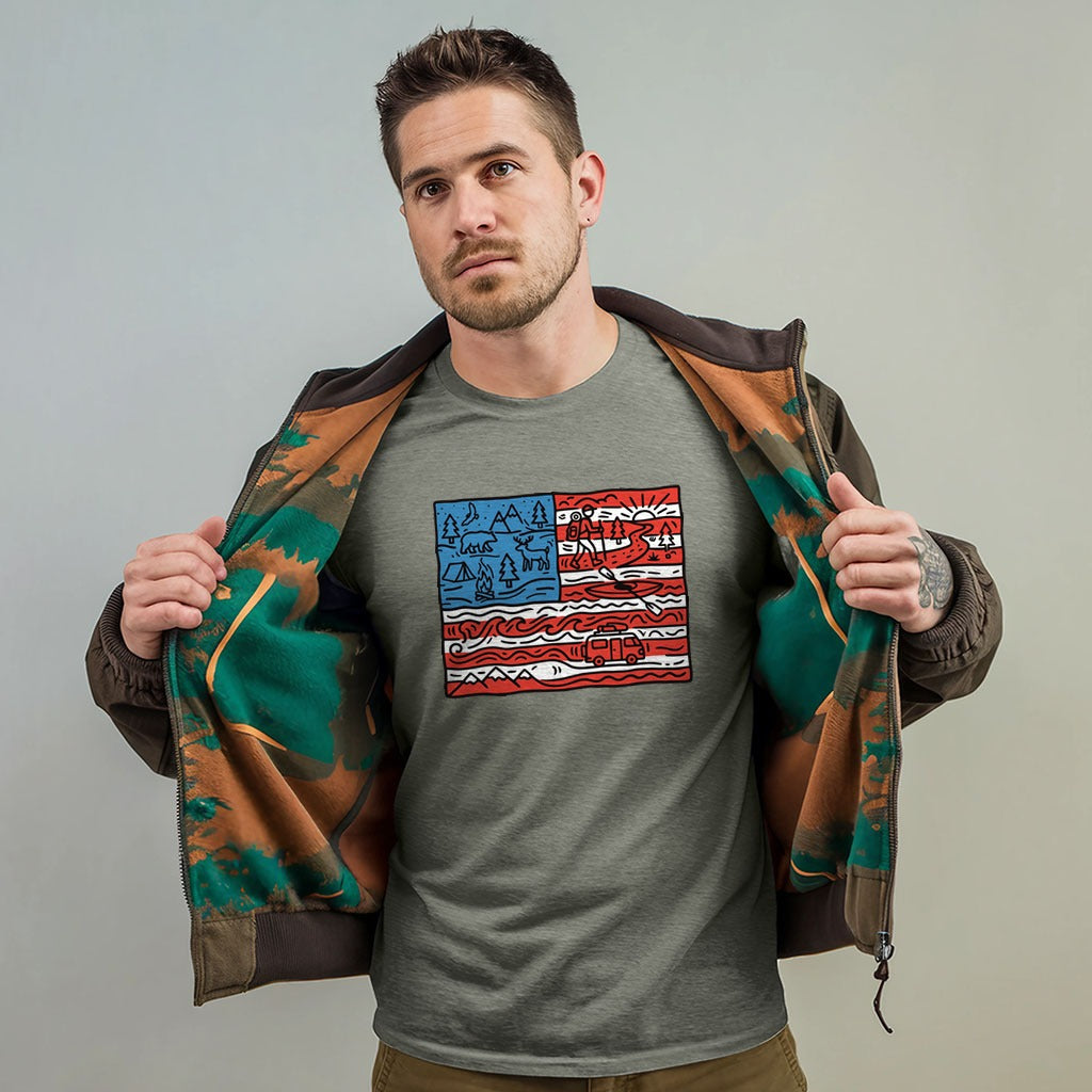4th of July Outdoors T-Shirt