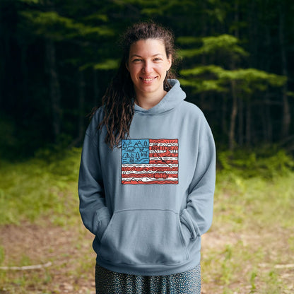 4th of July Outdoors Hoodie