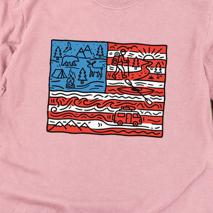 4th of July Outdoors Premium Long Sleeve