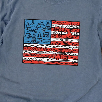 4th of July Outdoors Premium Long Sleeve
