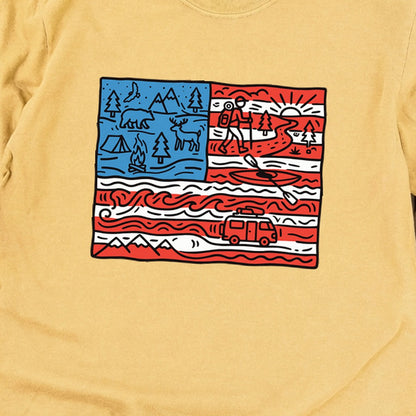 4th of July Outdoors Premium Long Sleeve
