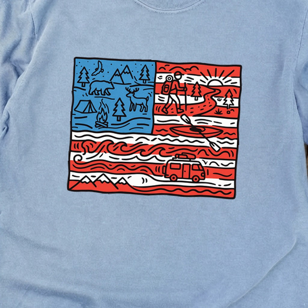 4th of July Outdoors Premium Long Sleeve