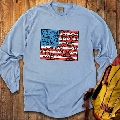 4th of July Outdoors Premium Long Sleeve