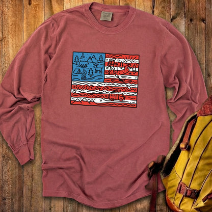 4th of July Outdoors Premium Long Sleeve