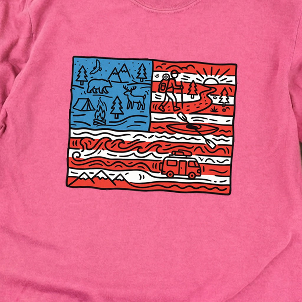 4th of July Outdoors Premium Long Sleeve