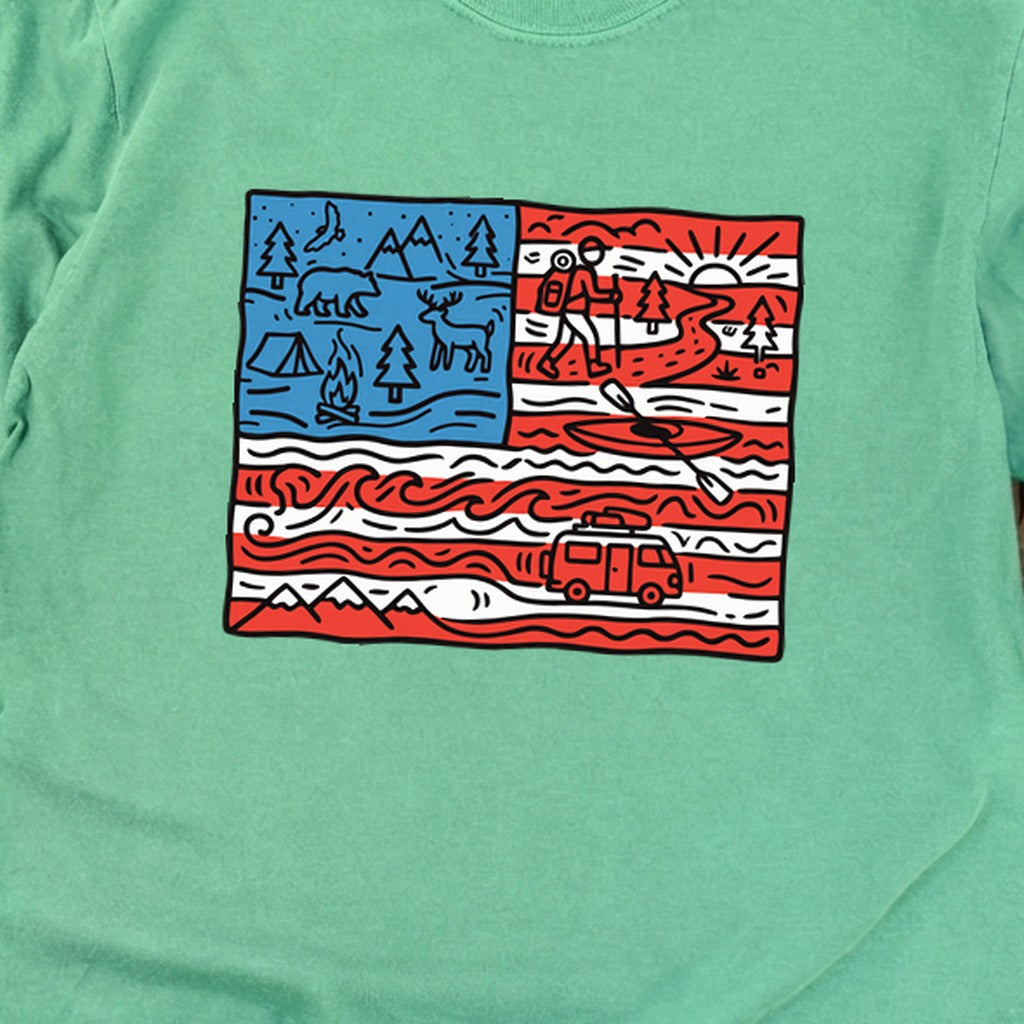 4th of July Outdoors Premium Long Sleeve