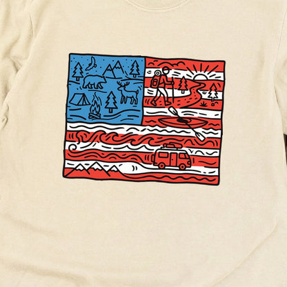 4th of July Outdoors Premium Long Sleeve