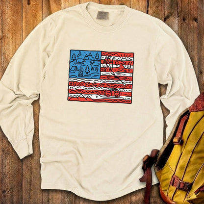4th of July Outdoors Premium Long Sleeve
