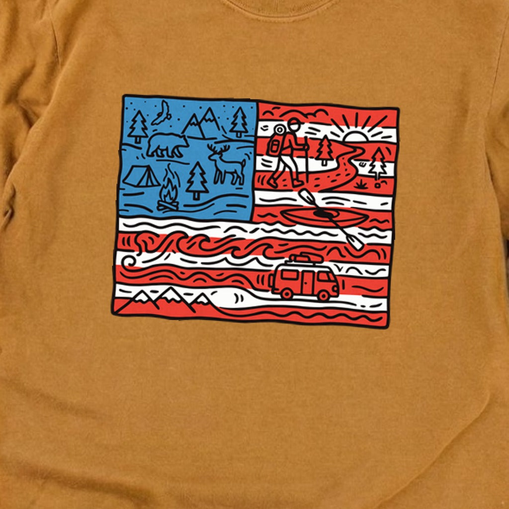 4th of July Outdoors Premium Long Sleeve