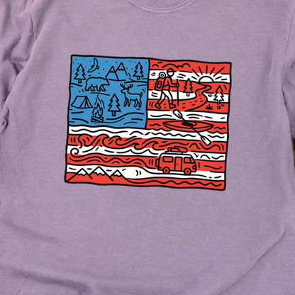 4th of July Outdoors Premium Long Sleeve