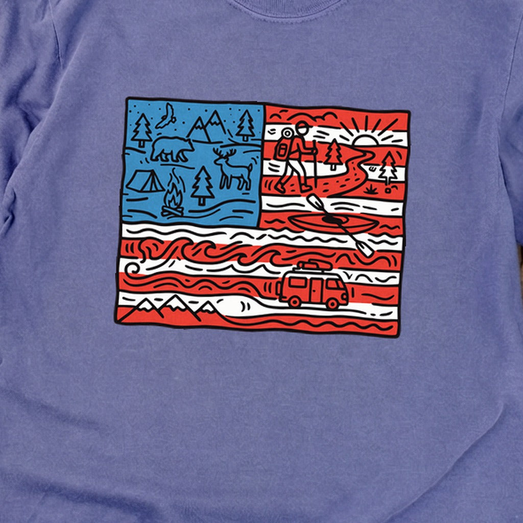 4th of July Outdoors Premium Long Sleeve