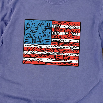 4th of July Outdoors Premium Long Sleeve