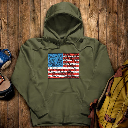 4th of July Outdoors Hoodie
