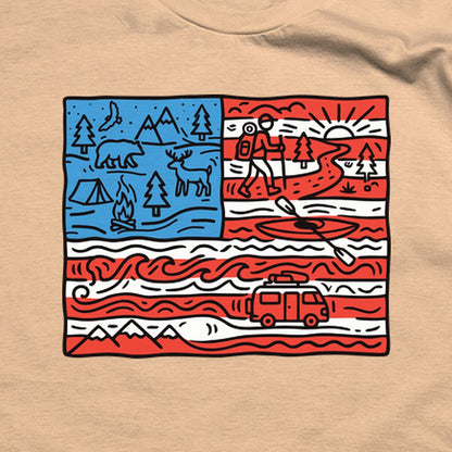 4th of July Outdoors T-Shirt