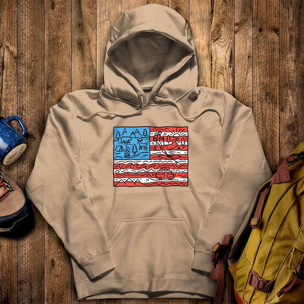 4th of July Outdoors Hoodie