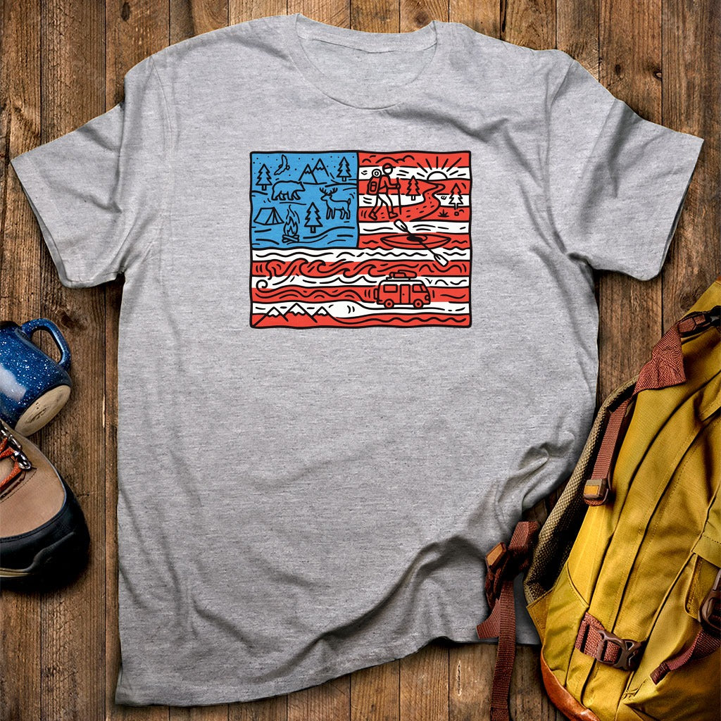 4th of July Outdoors T-Shirt