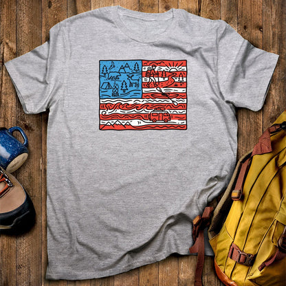 4th of July Outdoors T-Shirt