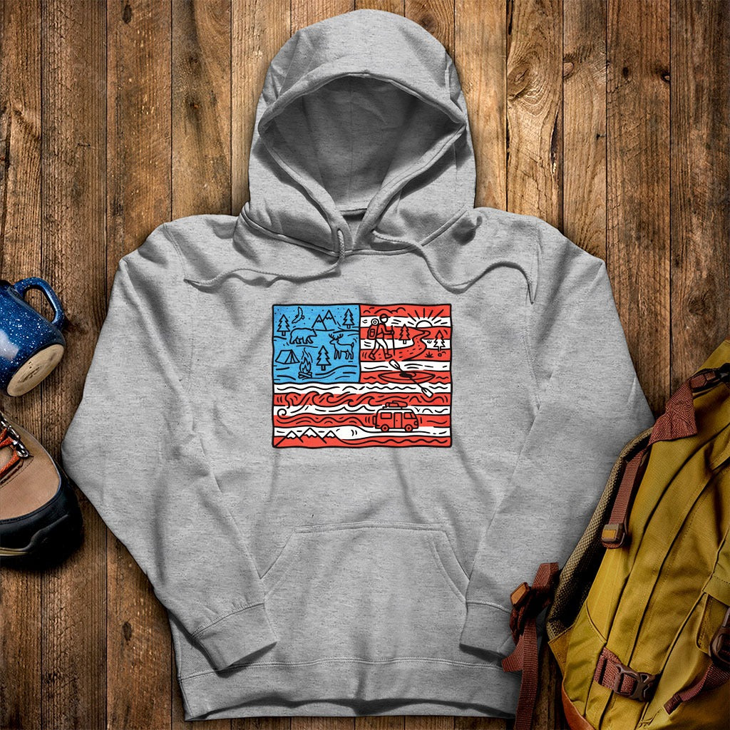 4th of July Outdoors Hoodie