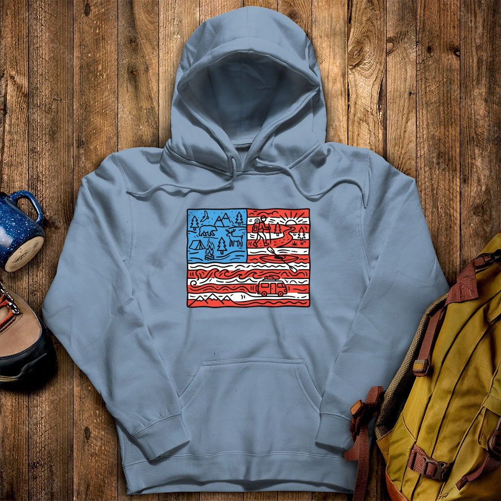 4th of July Outdoors Hoodie