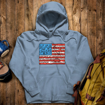 4th of July Outdoors Hoodie