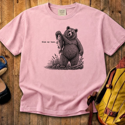 Bear Kiss My Bass Cotton T-Shirt