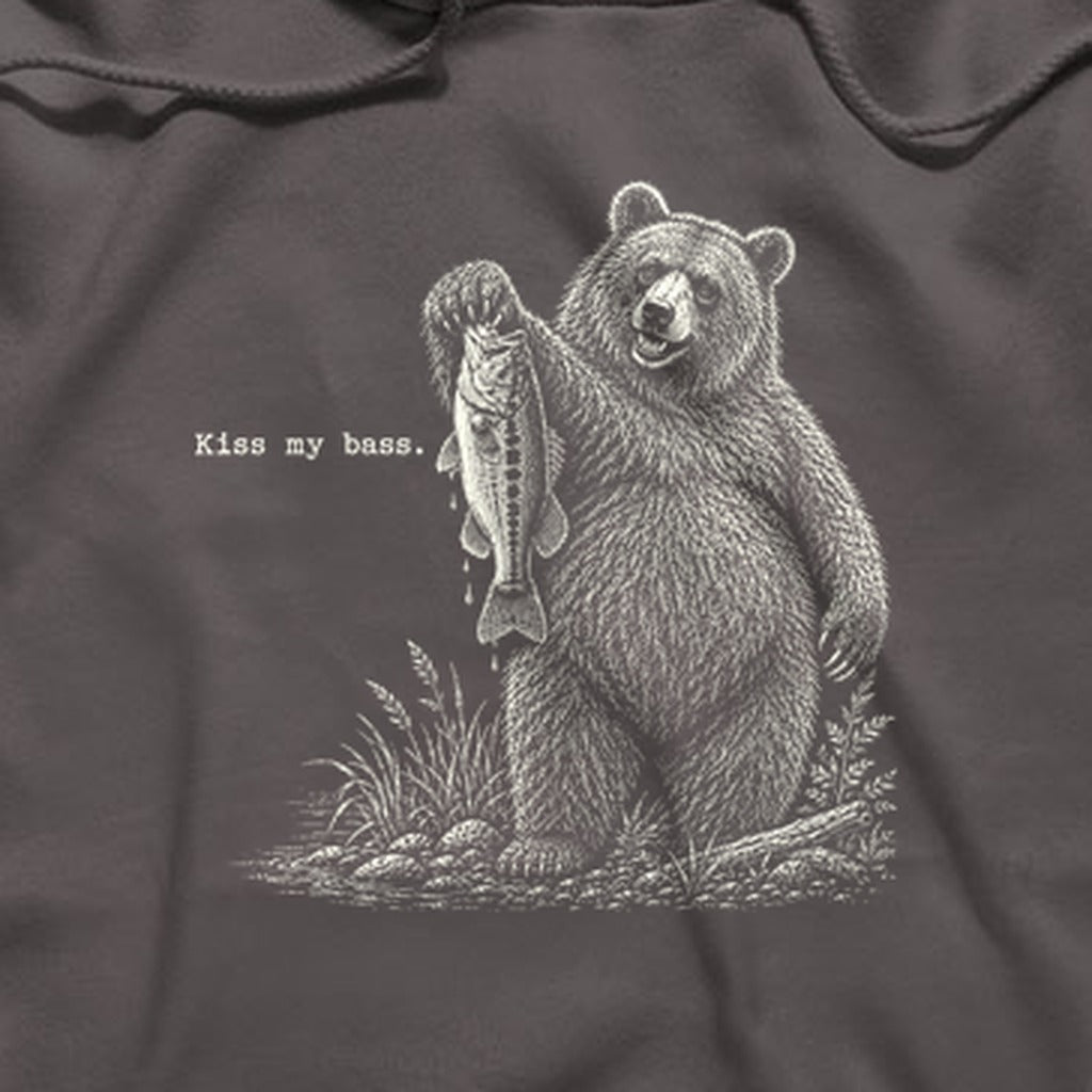 Bear Kiss My Bass Hoodie